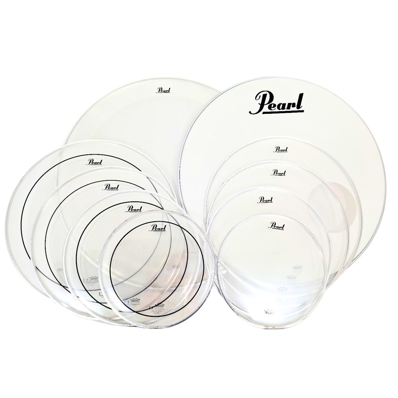 Remo UT Complete Upgrade Pack Schlag u. Reso-Felle mit Pearl Logo