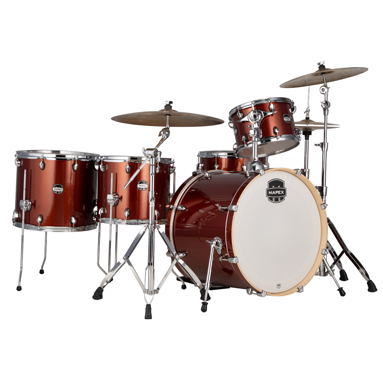 Mapex Mars Birch Rock+ Blood Orange Sparkle #OR Shellset