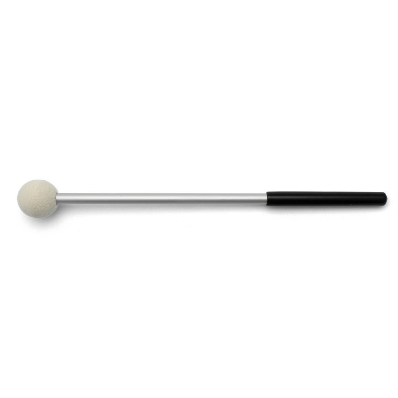 Drumladen MT-3 Mallet Vollfilz weiß mit Alustil