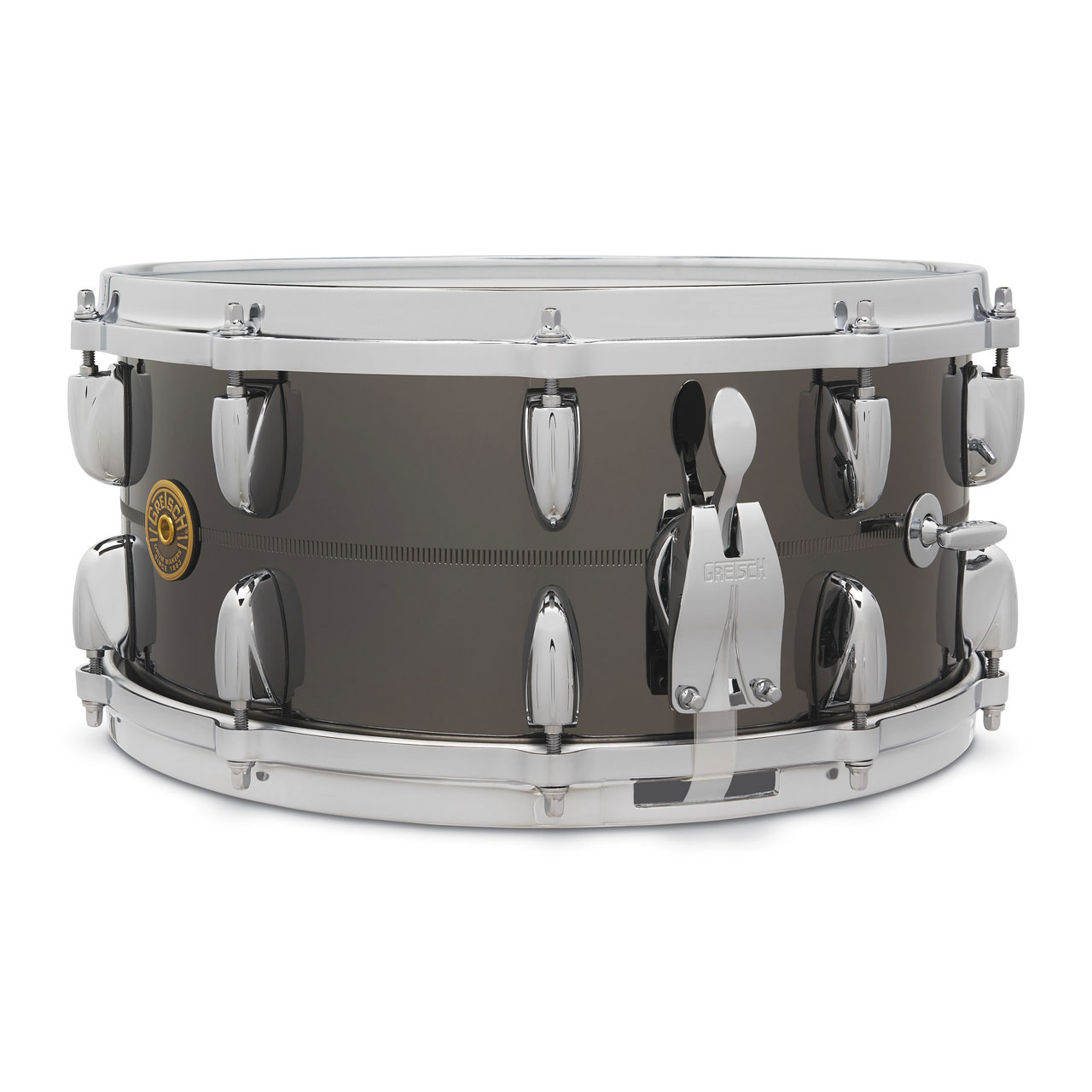 Gretsch Bell Brass USA Snare 14" x 6,5" Special-Edition Black Nickel