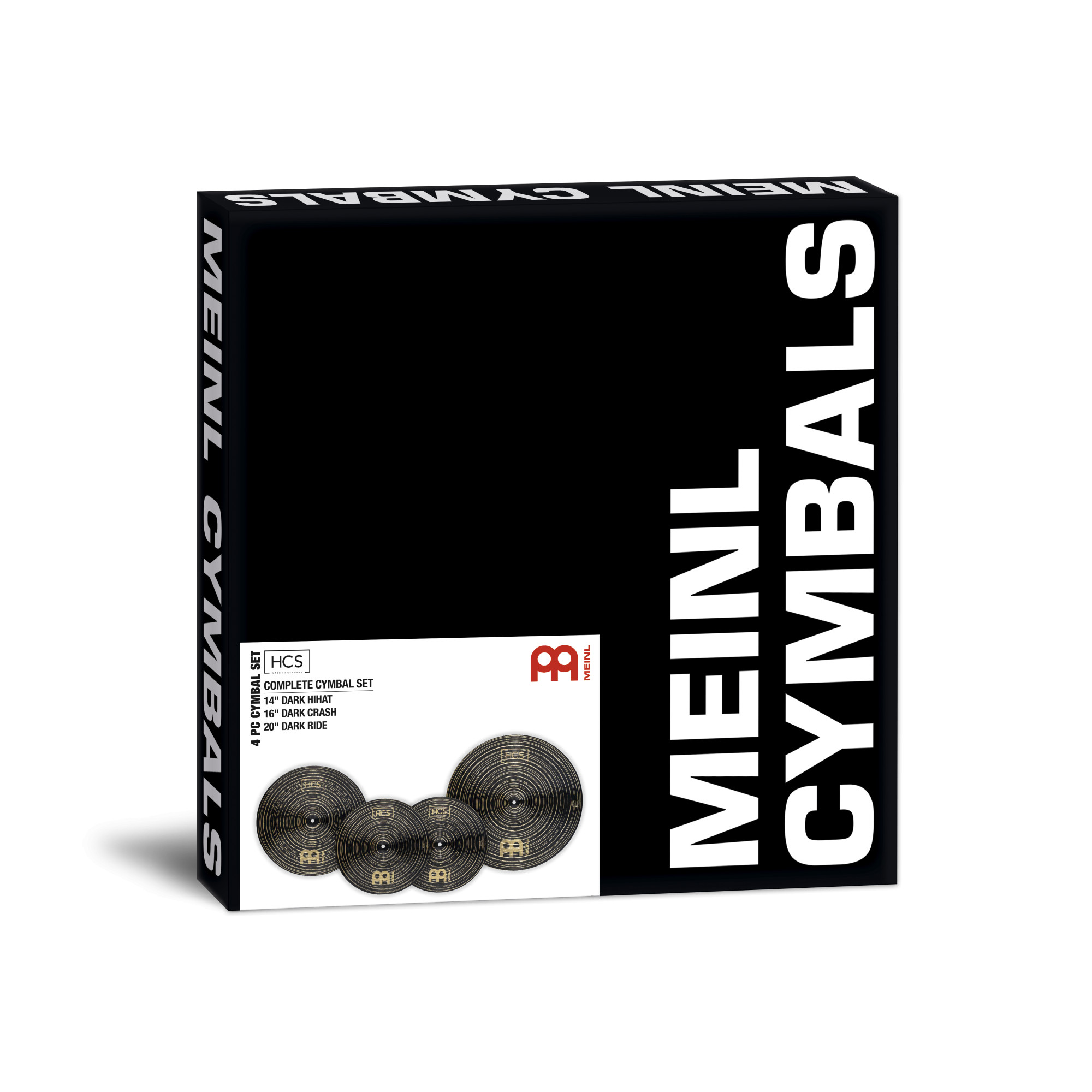 Meinl HCS Dark Complete Cymbal 3pcs Set