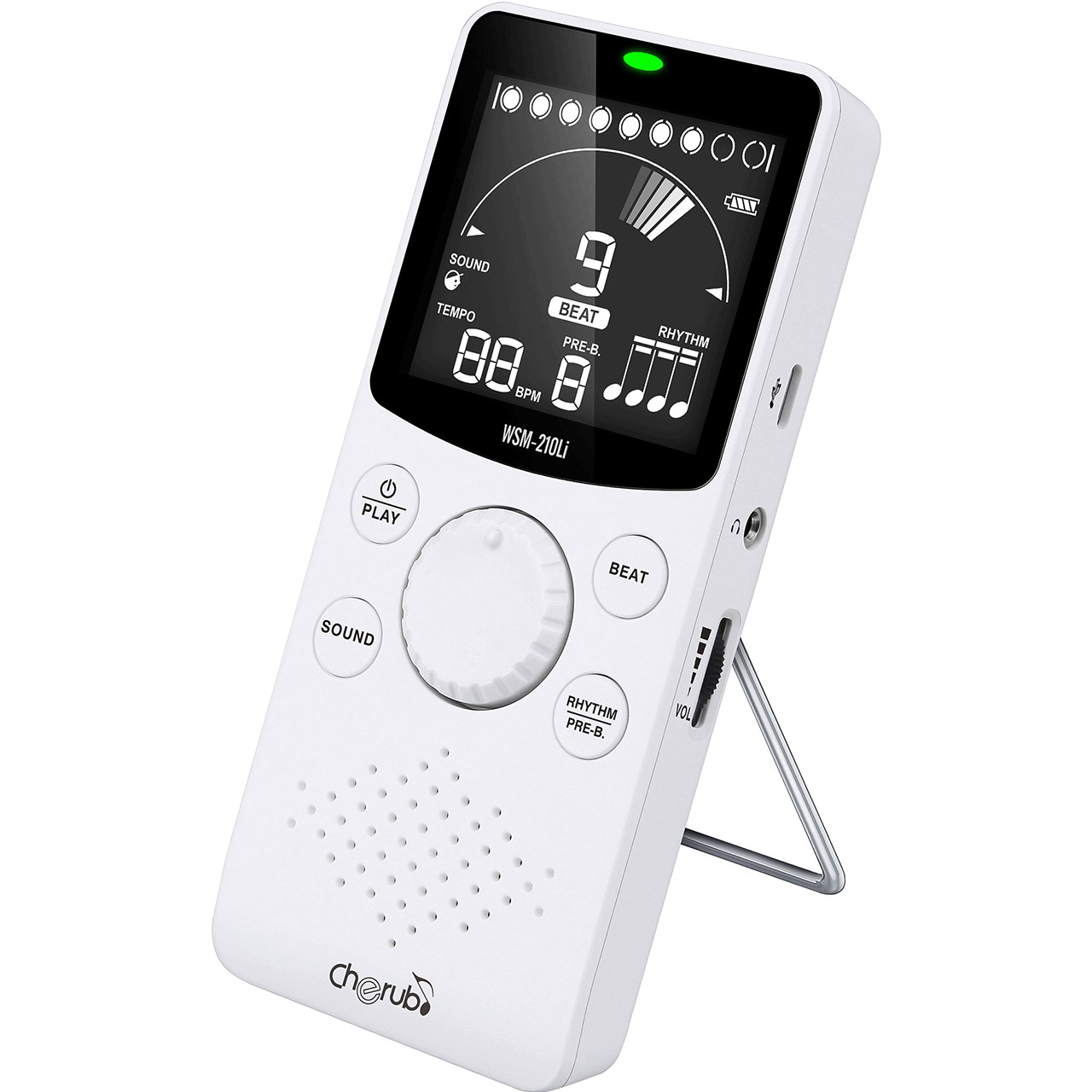 Cherub Metronom mit Akku weiß