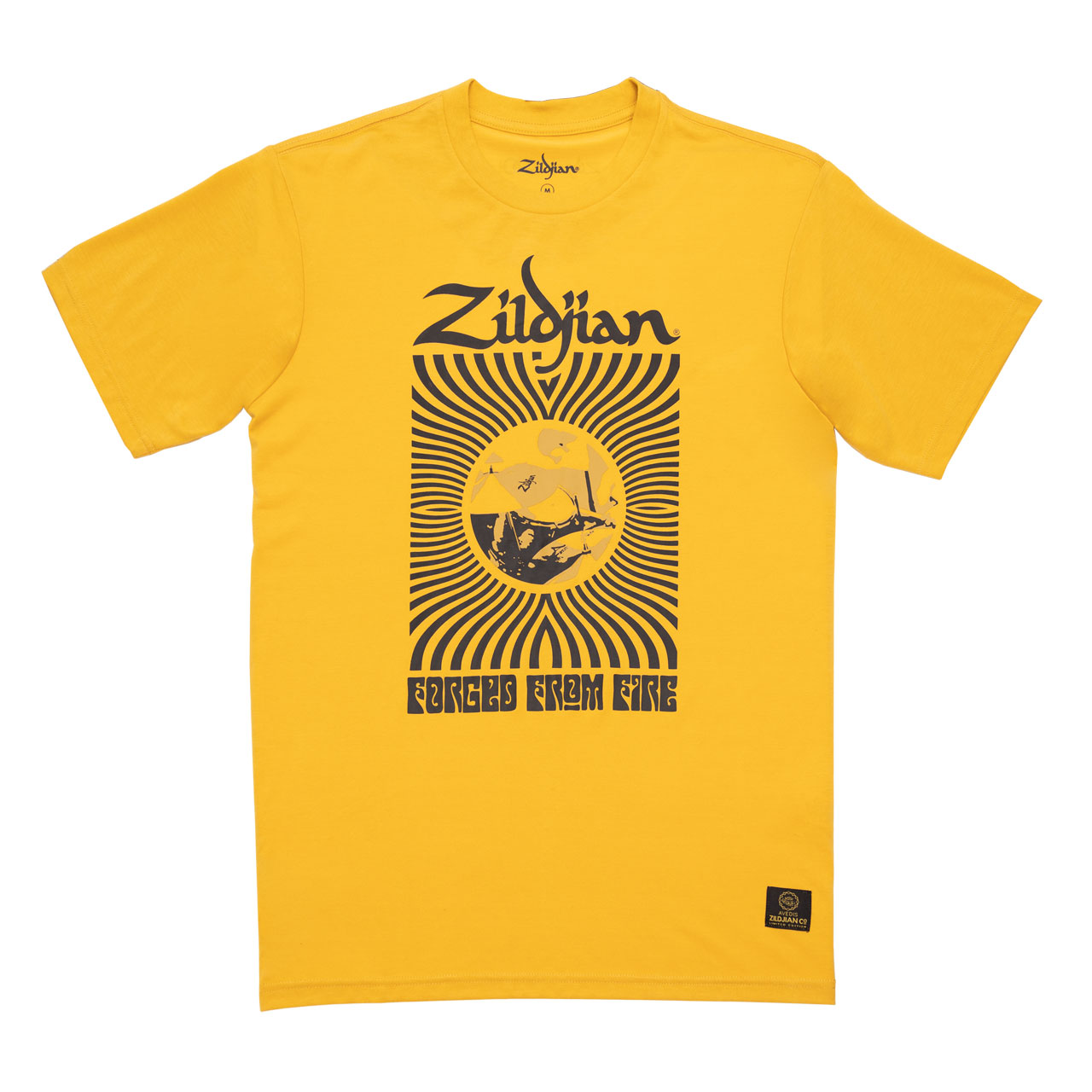 Zildjian T-Shirt, 400th Anniversary, 60s Rock Tee, XL, gelb