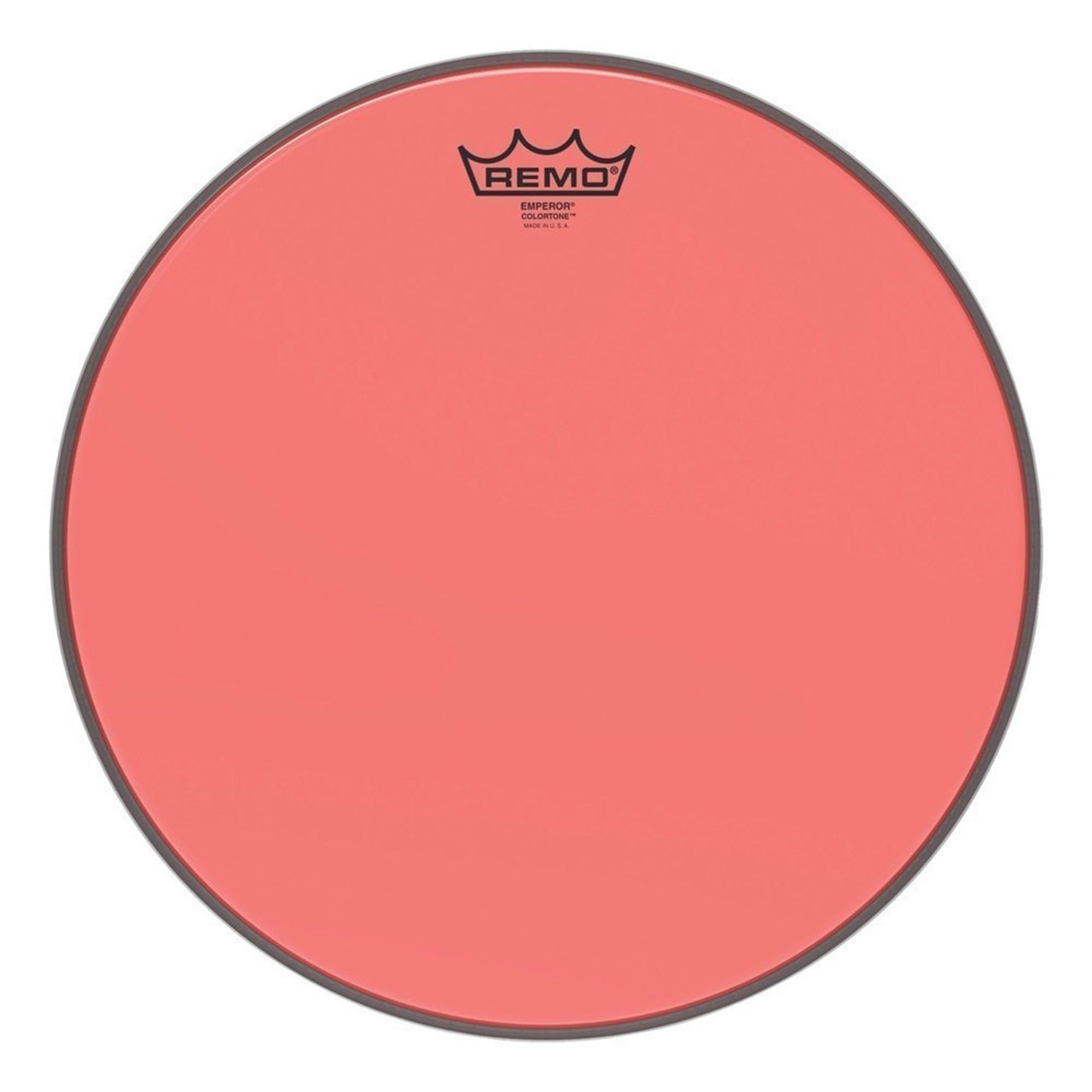 Remo Colortone Emperor clear 18" Red