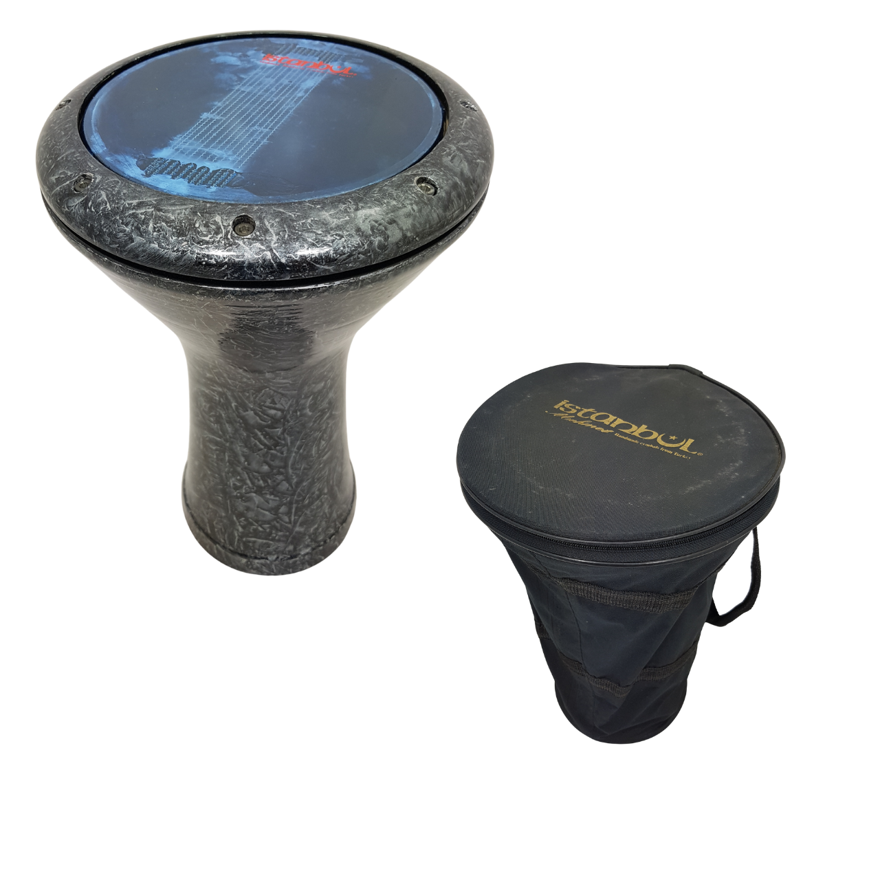 Istanbul Mehmet 9'' Darbuka mit Snareteppich inkl. Tasche