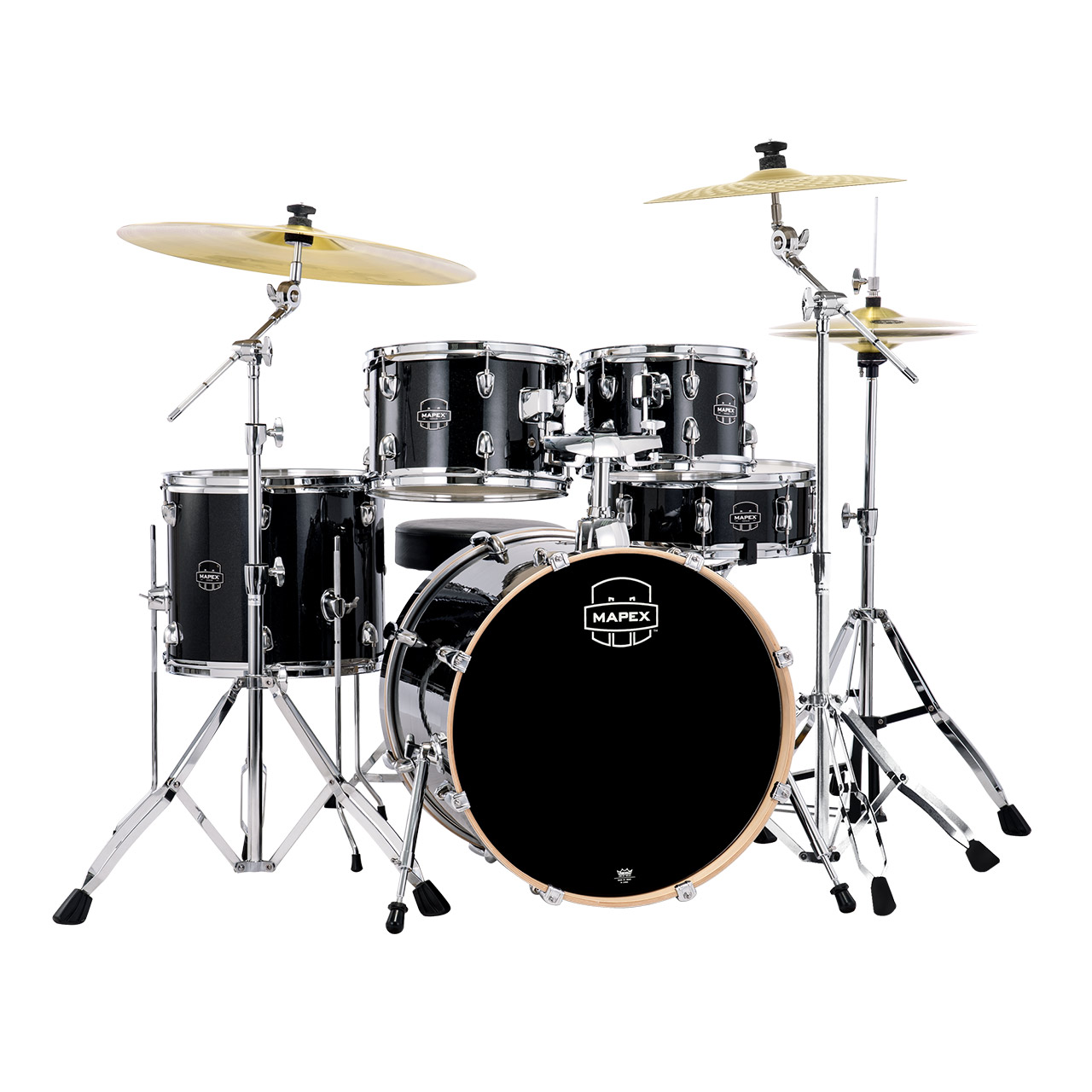 Mapex Venus Fusion MXVE5045FTCVH Black Galaxy Sparkle #VH