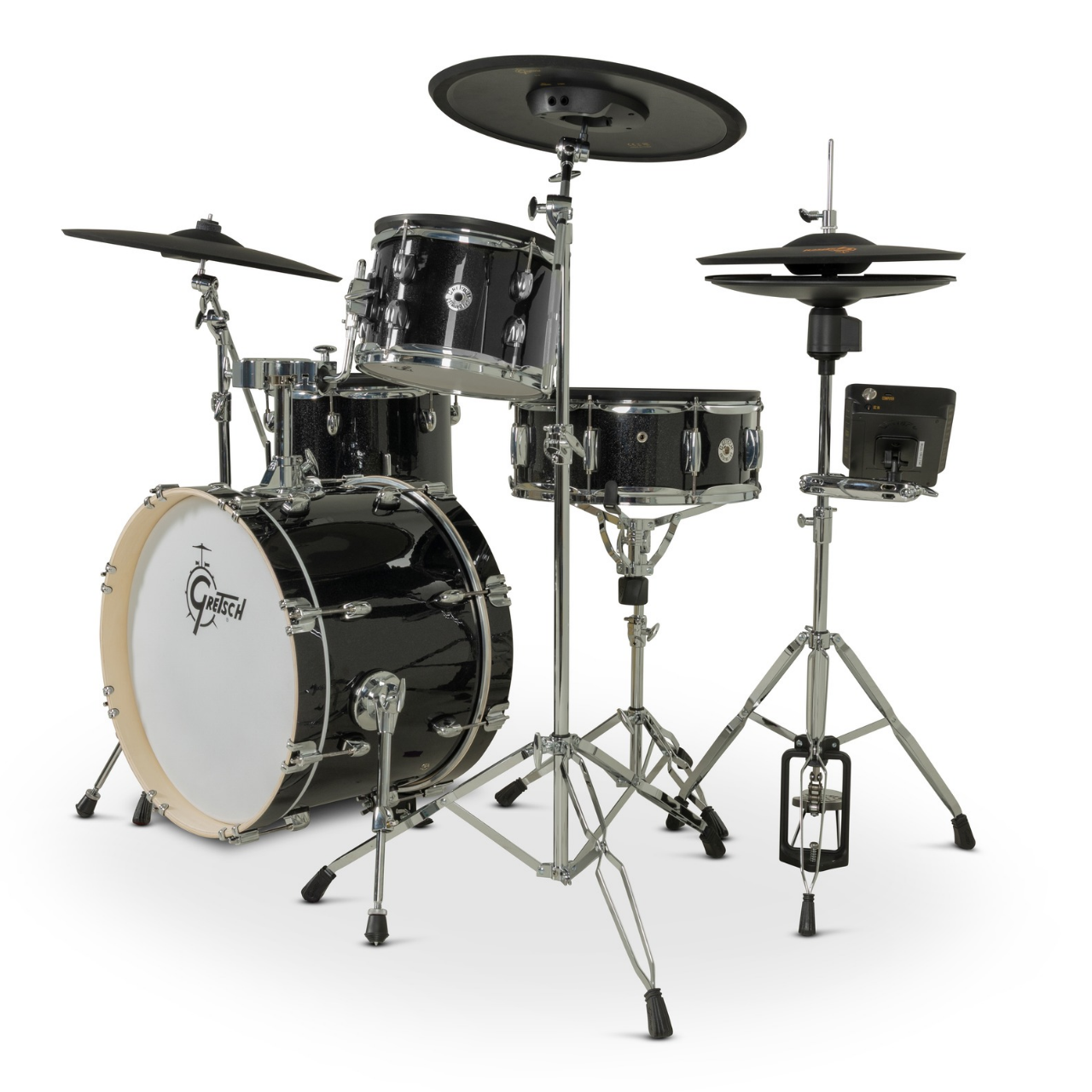 Gretsch Catalina Evo 4PC E-Drumset Black Sparkle