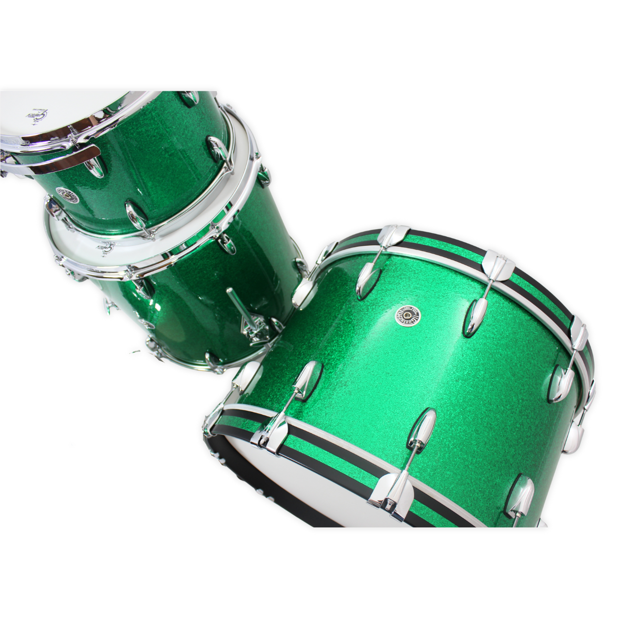 Gretsch Brooklyn Shell Set 3-piece, Green Sparkle