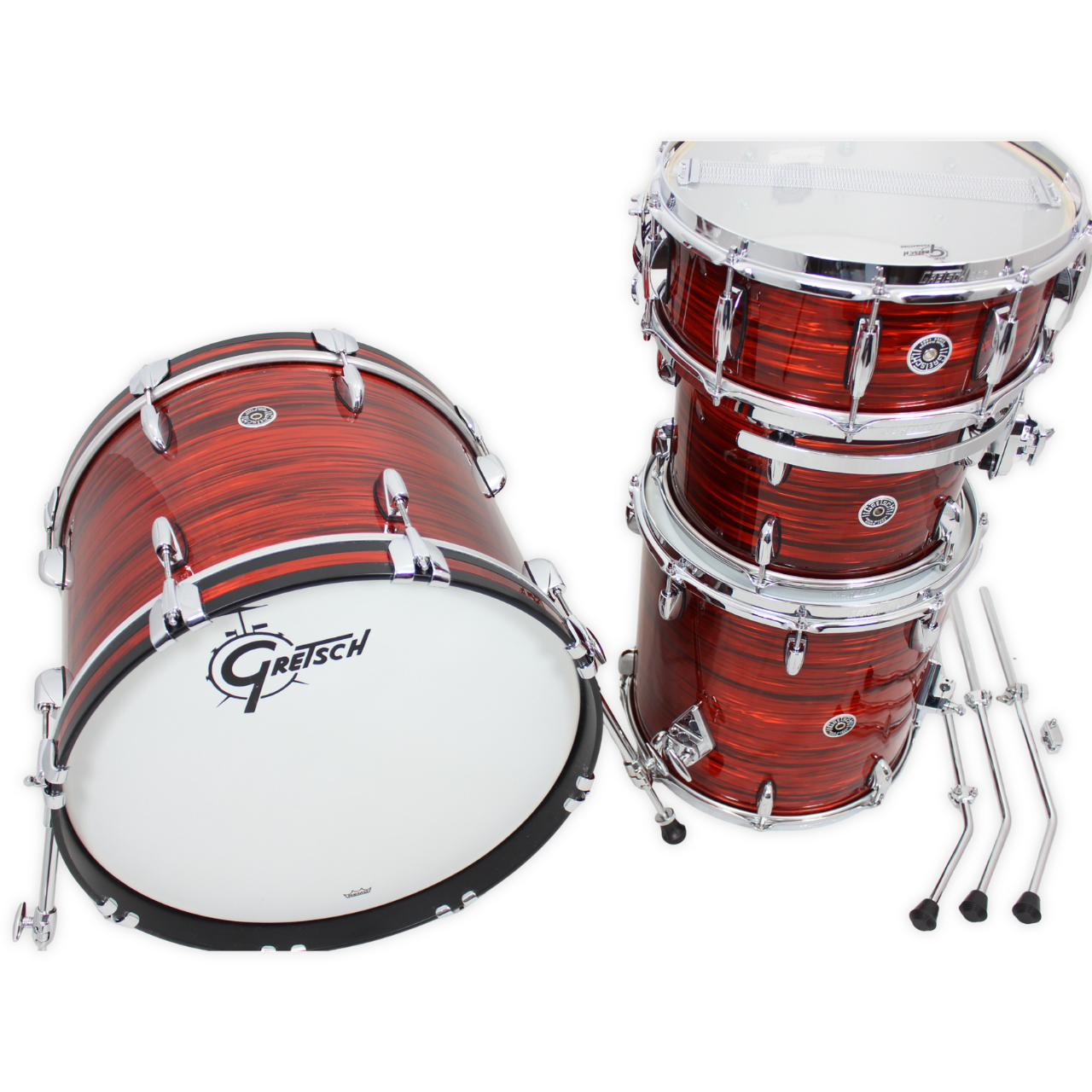 Gretsch Brooklyn Shell Set 4-piece, Orange Oyster