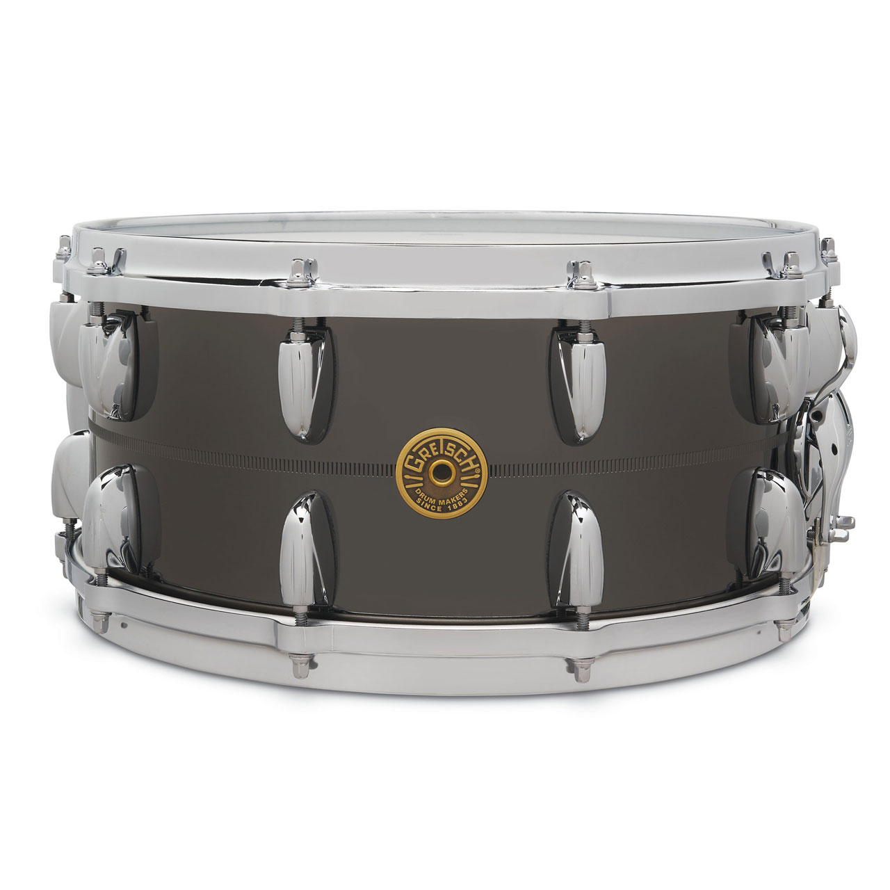 Gretsch Bell Brass USA Snare 14" x 6,5" Special-Edition Black Nickel