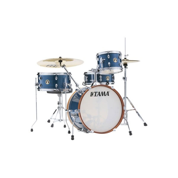 Tama Club-Jam Shell Kit 4 pcs - Hairline Blue/Chrome HW