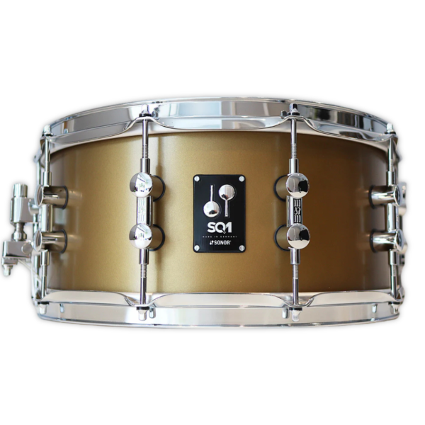 Sonor SQ1 Snaredrum 13" x 6" in Satin Gold Metallic