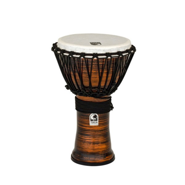 Toca Djembe Freestyle Rope Tuned SFDJ-12K Kente Cloth