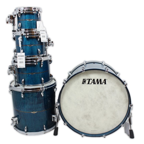 Tama Star Maple Drums Ocean Blue Curly Maple 5-teilig