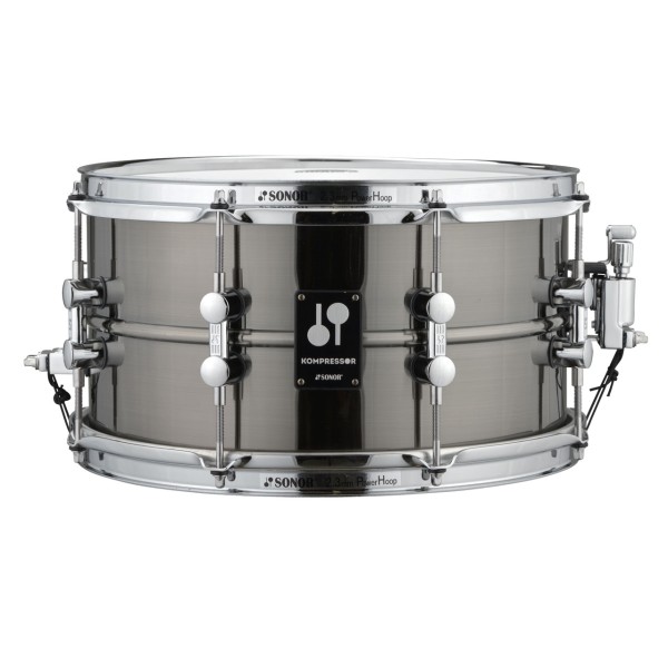 Sonor Kompressor Snare Drum 13" x 07" Messing Schwarz vernickelt