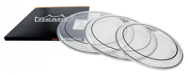 Remo Pinstripe transparent Pro Pack 10/12/14