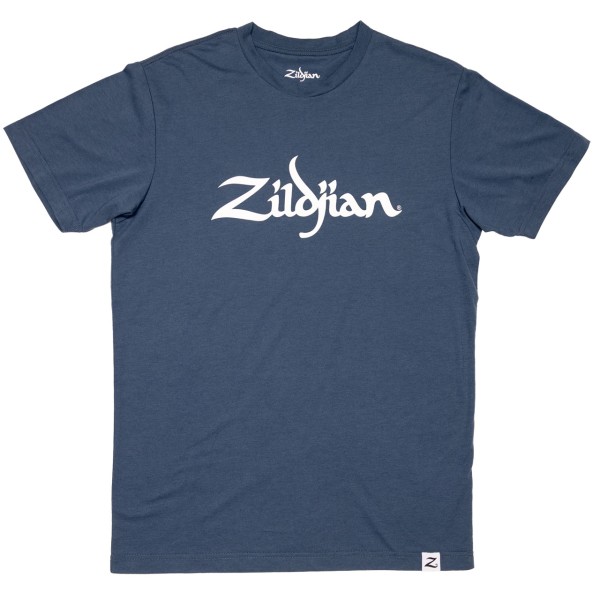 Zildjian T-Shirt, Classic Logo Tee, M, slate blue