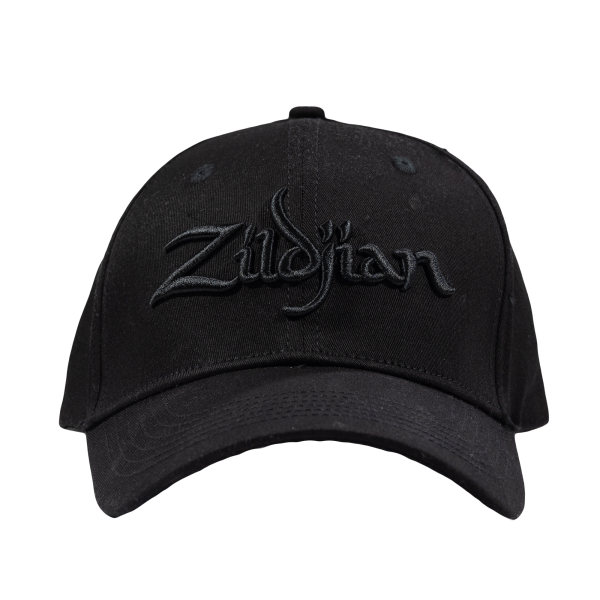 Zildjian Baseball Cap, Blackout Stretch Fit Hat, S/M, schwarz