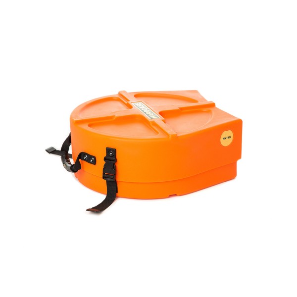Hardcase HNL14S-O Snare Case 14" - Orange - komplett gepolstert