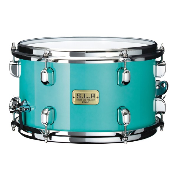 Tama S.L.P. Philo Tsoungui Mod Bubinga Snaredrum 12" x 7" - Electro Turquoise/Chrom HW