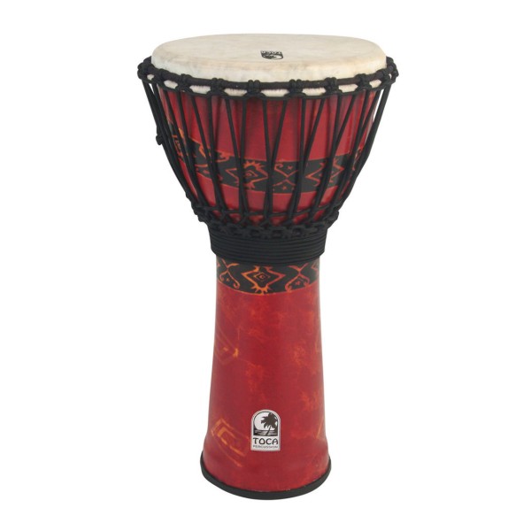 Toca Djembe Freestyle Rope Tuned SFDJ-12RP Bali Red