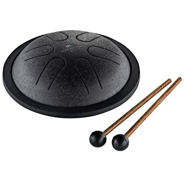 Meinl MSTD1BK Sonic Energy Mini Steel Tongue Drum, C Major, Black