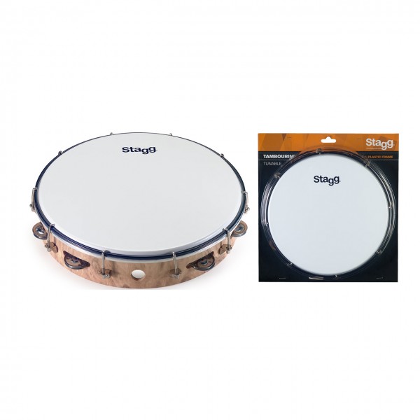 TAB-112P/WD 12" Tambourin mit 1 Schellenreihe