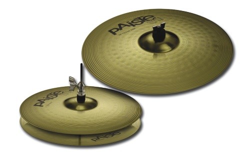 Paiste Becken 101 Brass Set Essential Beckensatz 14" Hihat 18" Crash/Ride