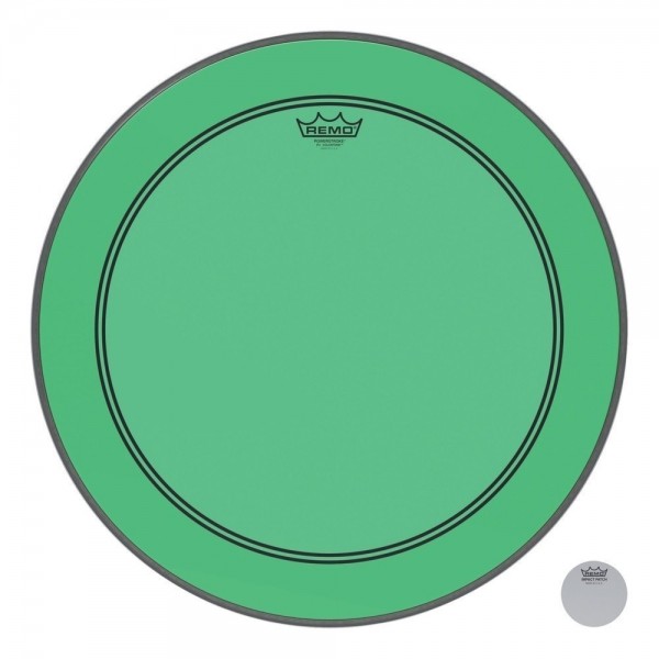 Remo Colortone Powerstroke 3 clear 22" Green