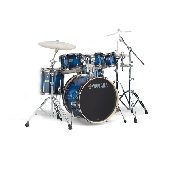 Yamaha Stage Custom 6-piece Set in Deep Blue Sunburst inkl. Hardware