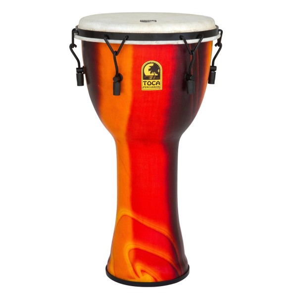 Toca Djembe Freestyle Rope Tuned SFDJ-12K Kente Cloth