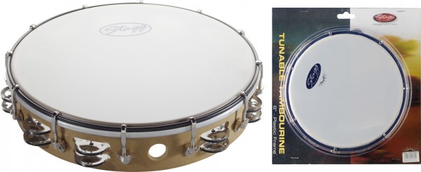 TAB-212P/WD 12" Tambourin mit 2 Schellenreihe