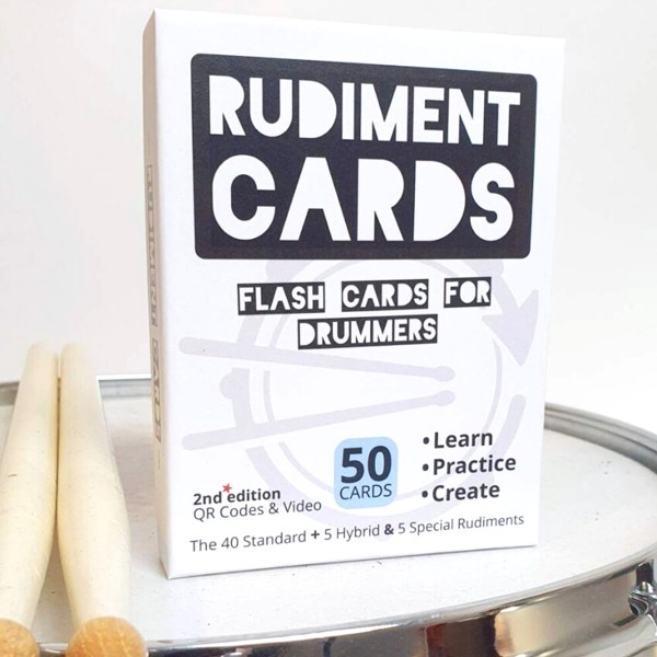 Rudiment Cards - Lernkarten für Drummer Kartenspiel