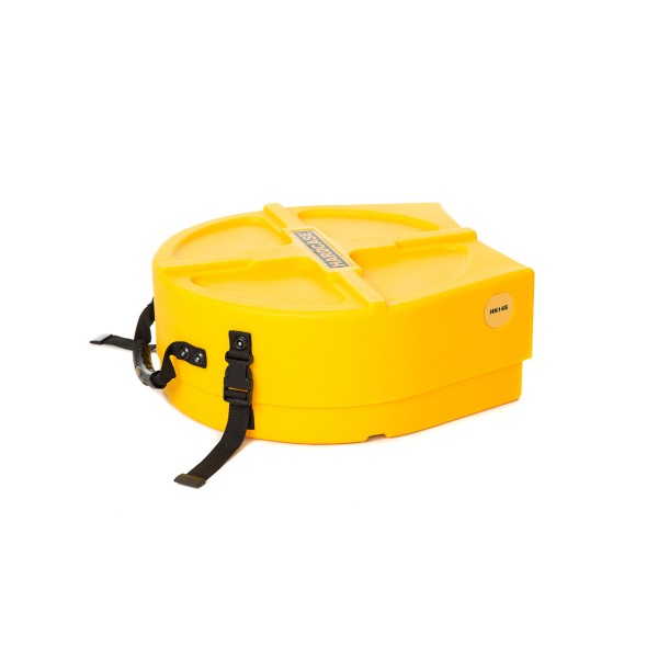 Hardcase HNL14S-Y Snare Case 14" - Yellow - komplett gepolstert