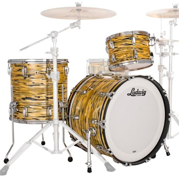 Ludwig Classic Maple Fab Shellset Lemon Oyster