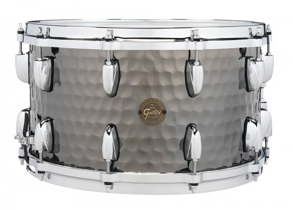 Gretsch Full Range Snare 14" x 8" Hammered Black Steel