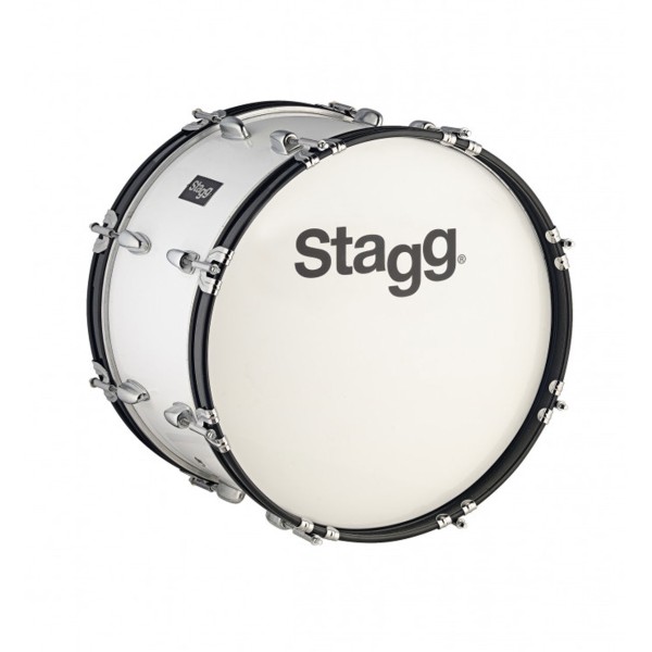 Stagg 24" x 12" Marching Bass-Drum mit Gurt & Schlegel