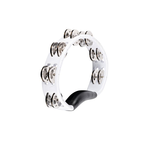 Meinl Percussion Headliner® Hand Held ABS Tambourine, White HTMT1WH