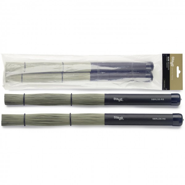 Stagg SBRU35-RS Straw Brushes