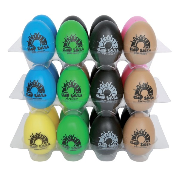 Club Salsa Egg Shaker (Stück) verschiedene Farben