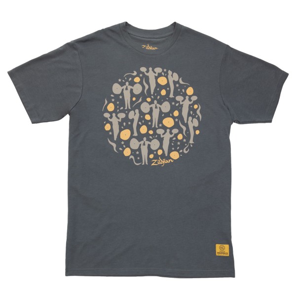 Zildjian T-Shirt, 400th Anniversary, Classical Tee, L, grau