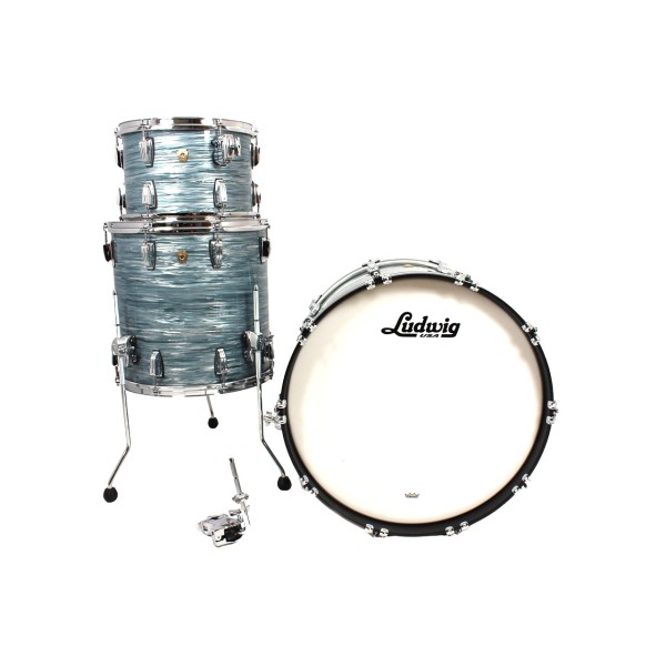 Ludwig USA Classic Maple FAB 22 Vintage Blue Oyster