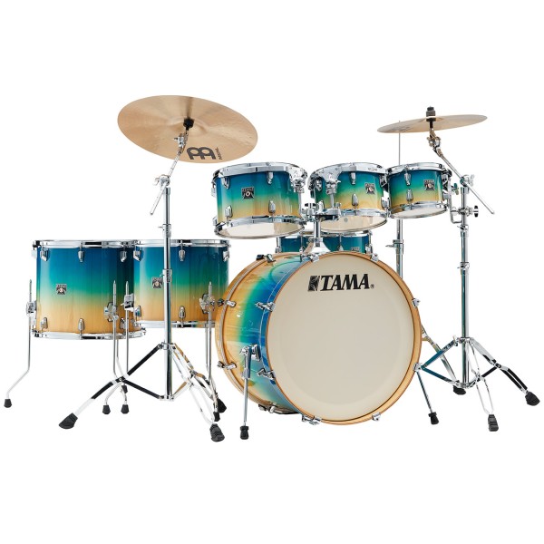 Tama Superstar Classic Exotix Shell Kit 7-teilig - Caribbean Lacebark Pine Fade CL72R-PCLP