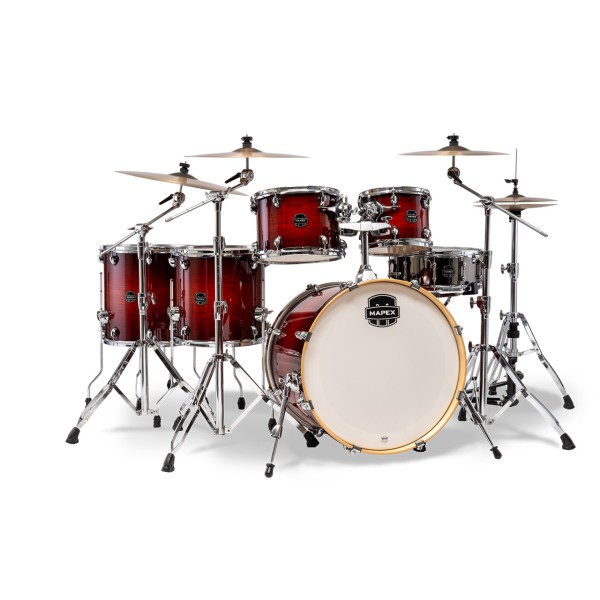 Mapex Armory Stage+ Red Onyx Burst Shell Set