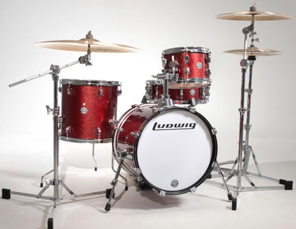 Ludwig Breakbeats Set Wine Red Sparkle