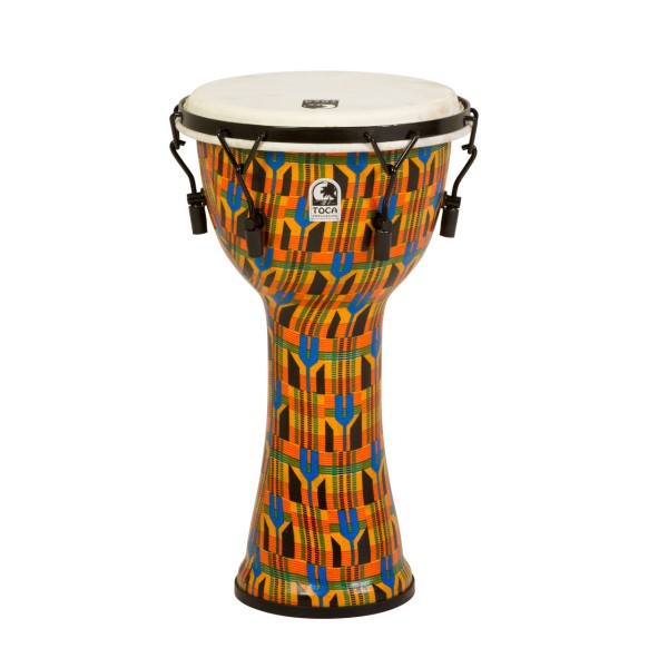 Toca Djembe Freestyle Mechanically Tuned SFDMX-10K Kinte Cloth
