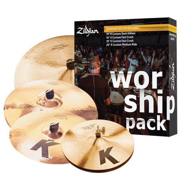 Zildjian K Custom Beckensatz Worship Pack