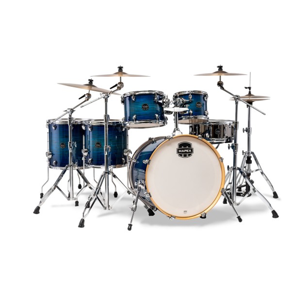 Mapex Armory Stage+ Blue Wave Burst Shell Set