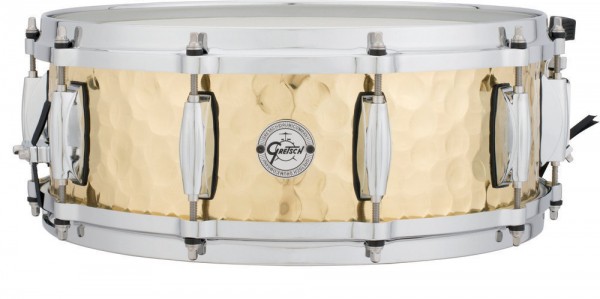 Gretsch Full Range Snare 14" x 5" Hammered Brass