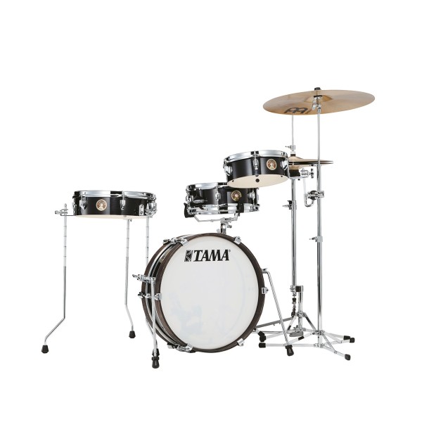 TAMA Club-Jam Pancake Drumset 4 teilig LJK48P-HBK Hairline Black